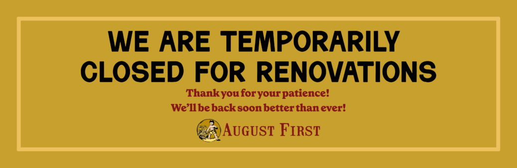 We are temporarily closed for renovations